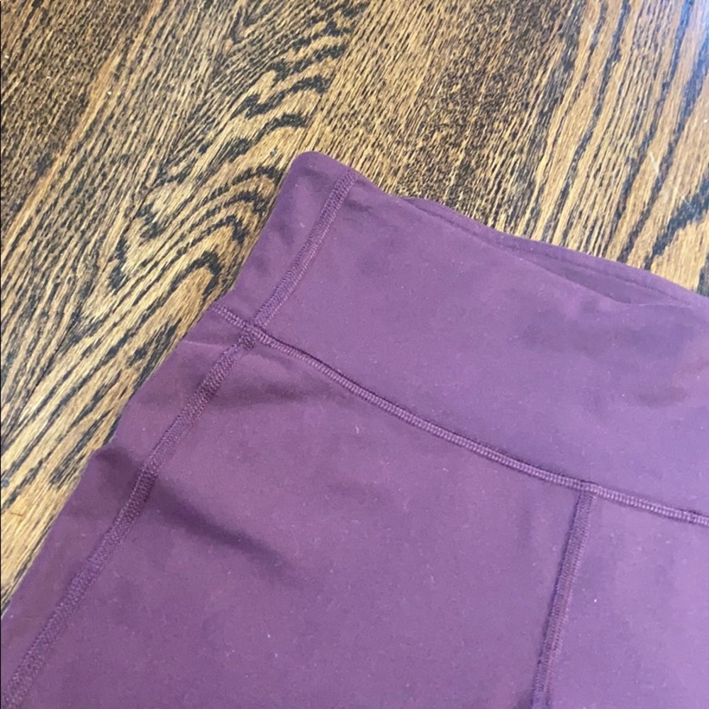 Athleta Maroon Leggings - Picture 3 of 7